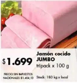 Disco Jamón cocido JUMBO oferta