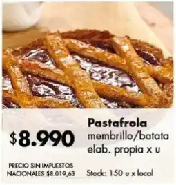 Disco Pastafrola membrillo/batata oferta