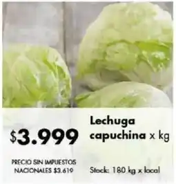 Disco Lechuga capuchina oferta