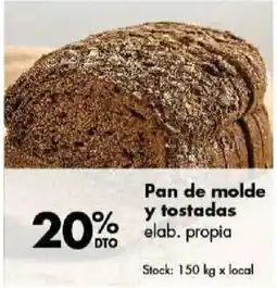Disco Pan de molde y tostadas oferta