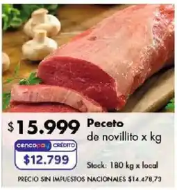 Disco Peceto de novillito oferta