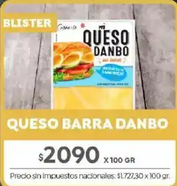 Jumbo Danbo queso barra oferta