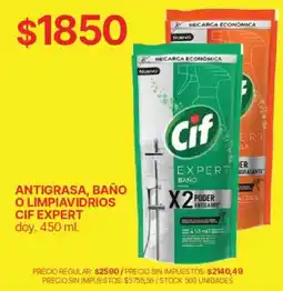 Supermercados Vea Cif expert baño oferta