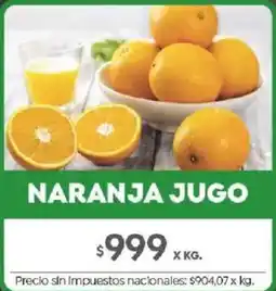 Jumbo Naranja jugo oferta