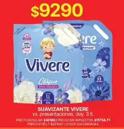 Supermercados Vea Vivere suavizante oferta