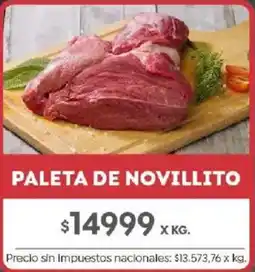 Jumbo Paleta de novillito oferta