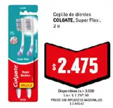 Cooperativa Obrera Colgate cepillo de dientes super flex oferta