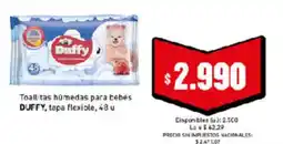 Cooperativa Obrera Duffy toallitas húmedas para bebés oferta