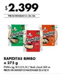 Disco Bimbo rapiditas oferta