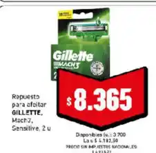 Cooperativa Obrera Gillette rapueto para afeitar oferta