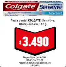 Cooperativa Obrera Colgate pasta dental sensitive oferta