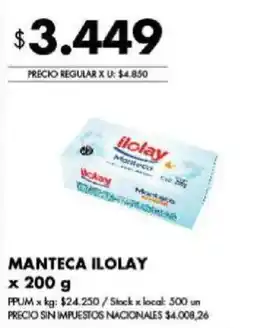 Disco Ilolay manteca oferta
