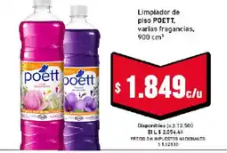 Cooperativa Obrera Poett limpiador de piso oferta