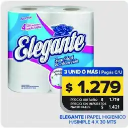 Carrefour Maxi Elegante papel higienico oferta