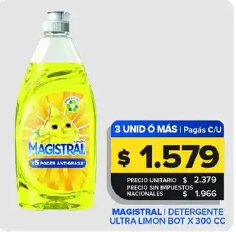Magistral detergente ultra limon