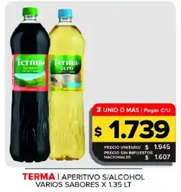 Carrefour Maxi Terma aperitivo s/alcohol oferta