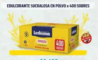 Ledesma edulcorante sucralosa en polvo