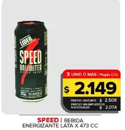 Carrefour Maxi Speed bebida energizante oferta