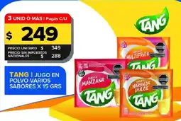 Carrefour Maxi Tang jugo en polvo varios sabores oferta