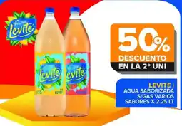 Carrefour Maxi Levite agua saborizada s/gas varios sabores oferta