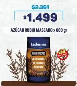 Makro Ledesma azúcar rubio mascabo oferta