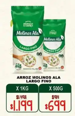 Makro Molinosa ala arroz largo fino oferta