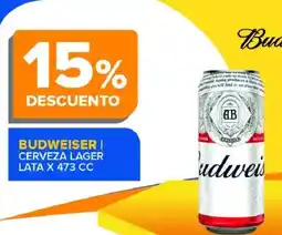 Carrefour Maxi Budweiser cerveza lager oferta