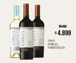 Makro Emilia vino varietales oferta