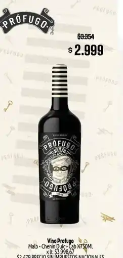 Makro Profugo vino oferta