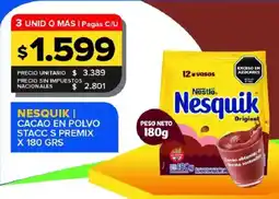 Carrefour Maxi Nesquik cacao en polvo stacc s premix oferta