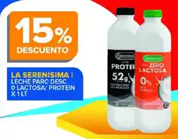 Carrefour Maxi La serenisima leche parc desc 0 lactosa/ protein oferta