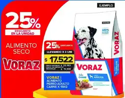 Carrefour Maxi Voraz alimento perro adulto carne oferta