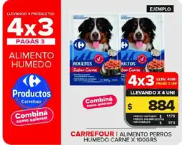 Carrefour Maxi Carrefour alimento perros humedo carne oferta