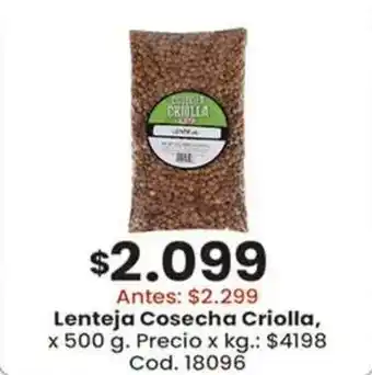 Lenteja Cosecha Criolla