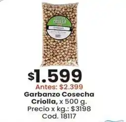Coto Garbanzo Cosecha Criolla oferta