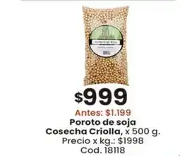 Coto Poroto de soja Cosecha Criolla oferta