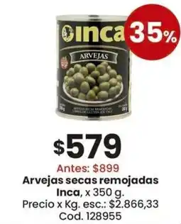 Coto Inca Arvejas secas remojadas oferta