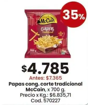 Coto McCain Papas cong. corte tradicional oferta