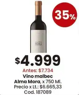 Coto Alma Mora Vino malbec oferta