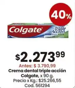 Coto Colgate Crema dental triple acción oferta