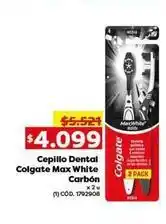 Makro Colgate - cepillo dental max white carbón oferta