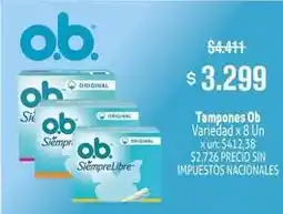 Makro Ob - tampones oferta