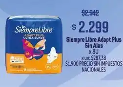 Makro Siempre libre - adapt plus sin alas oferta
