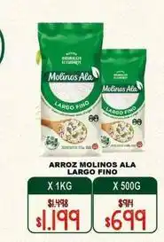 Makro Molinos ala - arroz largo fino oferta