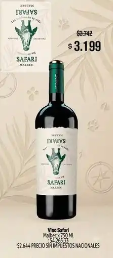 Makro Vida - vino safari malbec oferta