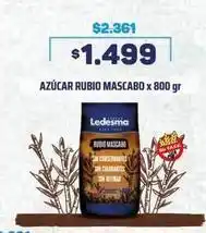 Makro Ledesma - azúcar rubio mascabo oferta