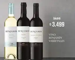 Makro Benjamin - vino varietales oferta