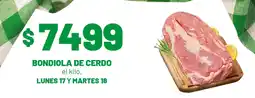 Almacor Bondiola de cerdo oferta