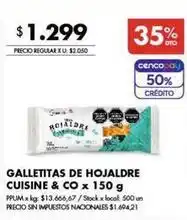Disco Galletitas de hojaldre oferta