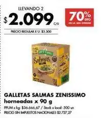 Disco Galletas zenissimo horneadas oferta